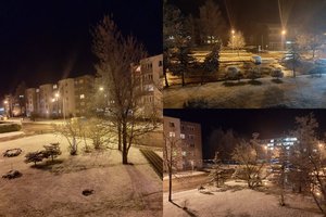 Biržus užklojo sniegas: skaitytoja užfiksavo baltai pasipuošusį miestą