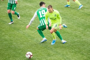 „Riterių“ futbolininkai nugalėjo Vilniaus „Žalgirį“