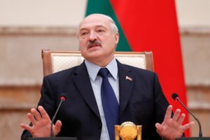 Austrijoje viešintis A. Lukašenka gina žmogaus teisių padėtį savo šalyje