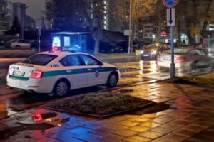 Vilniuje partrenktas girtas pėsčiasis atsisakė tikrintis blaivumą ir būti apžiūrėtas medikų