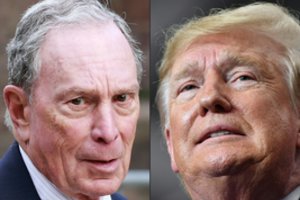 M. Bloombergas ketina išleisti apie 100 mln. dolerių politinei reklamai prieš D. Trumpą