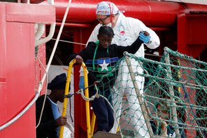 Laivo „Ocean Viking“ įgula prie Libijos krantų išgelbėjo 60 migrantų