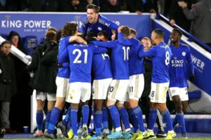 „Leicester“ įvarčiu paskutinėmis akimirkomis iškovojo Anglijoje šeštąją pergalę iš eilės 