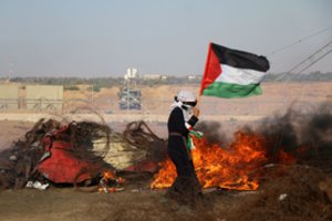 Gazos Ruožo ir Izraelio pasienyje atsinaujino protestai