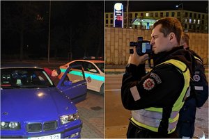 Vilniaus policija atsiėmė kaltinimus garsiam „drifto“ entuziastui: miesto gatvėse greičio jis neviršijo
