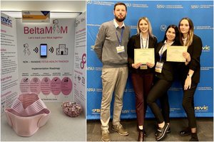 Lietuviškas diržas nėščiosioms – geriausia medicinos inovacija Silicio slėnio konkurse