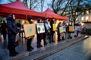 Vilniuje – demonstracija dėl klimato kaitos: pasiuntė žinią valdžiai