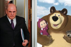 Rusijos premjerui turtus sukrovė animacinis filmas „Maša ir lokys“?