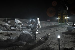 NASA pateikė privačioms bendrovėms užsakymą sukurti nusileidimo Mėnulyje sistemą