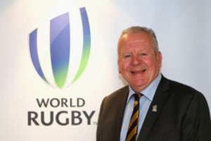 Billas Beaumontas perrinktas „World Rugby“ prezidentu