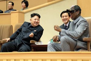 D. Rodmanas prisiminė vakarienę su Šiaurės Korėjos diktatoriumi: „Buvome girti kaip velniai“