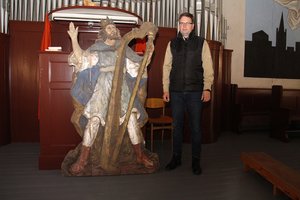 Į Šilutės evangelikų liuteronų bažnyčią grįžo per II-ąjį Pasaulinį karą išvežta skulptūra