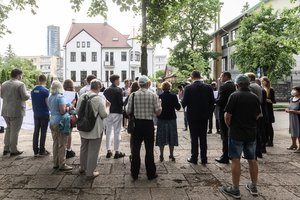 Prie Latvijos ambasados – dar vienas piketas dėl Astravo
