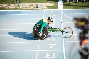 Kęstutis Skučas olimpinę mylią šturmuos lenktyniniu vežimėliu
