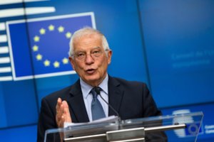 ES diplomatijos vadovas nori derybų su JAV dėl bendros pozicijos Kinijos atžvilgiu