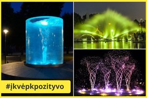 Gražiausi Lietuvos fontanai užburs jūsų vakarą: vaizdas – magiškas 