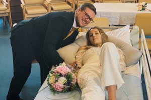 Širdį spaudžianti meilės istorija: svajonė išsipildė ligoninėje prieš mirtį