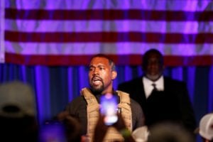 Kanye Westas Jutoje oficialiai tapo kandidatu į prezidentus