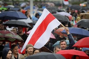 Beprecedenčio Baltarusijos protestų judėjimo laukia sunki kova