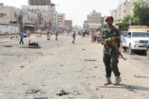 Arabų koalicija surengė antskrydžius prieš Jemeno husių sukilėlius