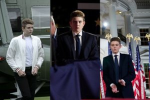 Pastebėtas keistokas faktas apie viešumoje retai matomą 14-metį Donaldo Trumpo sūnų