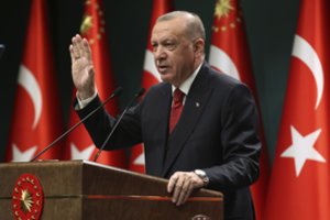 R. T. Erdogano atstovas: Turkija palaiko Baku kovą dėl „okupuotų žemių“