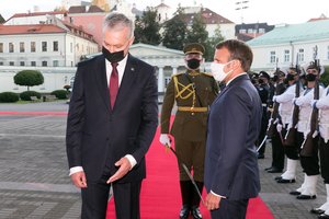 G. Nausėda sureagavo į E. Macrono poziciją: siekiant dialogo su Rusija, reikia pasiruošti galimiems nusivylimams