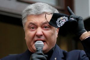 Buvęs Ukrainos prezidentas P. Porošenka užsikrėtė koronavirusu