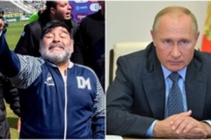 D. Maradona viliasi, kad Rusija išgelbės pasaulį nuo koronaviruso: „Aš tikiu V. Putinu“