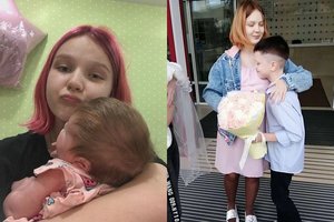 Dukrą pagimdžiusi 14-metė Rusijos tinklaraštininkė išliejo skausmą: „Verkiau kas minutę“