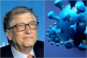 Billas Gatesas pateikė prognozę, kada pasaulis susidurs su kita pandemija