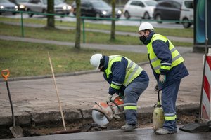Rekonstruojama Didlaukio gatvė: atnaujinimo darbams skirta daugiau kaip 250 tūkst. eurų