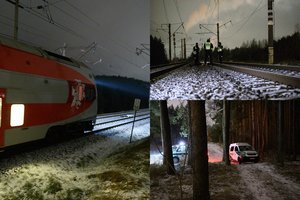 Mįslinga mirtis ant bėgių: pervažiuotas traukinio Vilniuje žuvo užsienietis