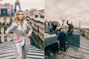 Tarptautinio Gala renginio svečius dainininkė Ginta priblokš nuo Paryžiaus stogų