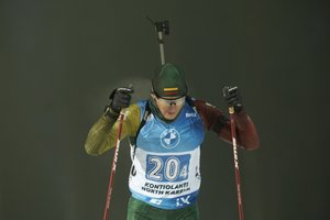 Olimpines viltis sustiprinęs biatlonininkų rekordas: N. Kočerginos ir T. Kaukėno duetas užėmė 15-ąją vietą