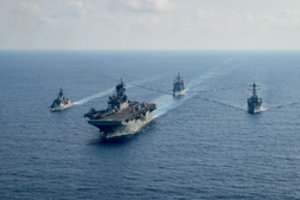 JAV karo laivai atplaukė pratybų į Pietų Kinijos jūrą