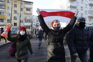 Baltarusijoje baltos-raudonos-baltos spalvos vėliava gali būti pripažinta ekstremistine