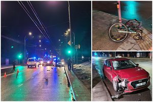 Girto vairuotojo „Hyundai“ Vilniuje užmušė dviratininkę