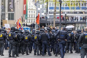 Vokietijoje vyko protestai prieš karantino apribojimus
