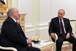 Po susitikimo su A. Lukašenka – V. Putino pareiškimai: apsidžiaugė jį pamatęs ir gyrė specialiųjų tarnybų darbą
