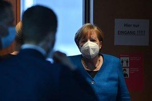 A. Merkel ragina vokiečius priimti griežtus suvaržymus dėl koronaviruso