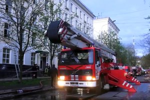 Maskvoje per gaisrą viešbutyje žuvo du žmonės, 14 nukentėjo