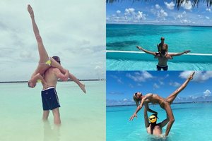 Rusijos balerinos Anastasijos Voločkovos kadrai iš Maldyvų primena erotines scenas