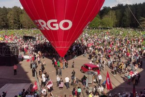 „Šeimų marše“ pasirodęs oro balionas nustebino „Ergo“: aiškinsis situaciją