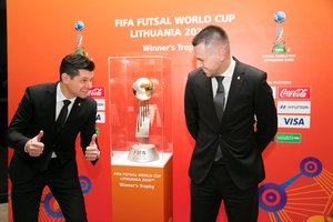 Pasaulio salės futbolo čempionato burtai: šeimininkė Lietuva bandys nepražūti prieš kazachus, Venesuelą ir Kosta Riką
