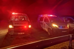 Naktį „Via Baltica“ kelyje susidūrė 2 vilkikai: vienas vairuotojas išvežtas į ligoninę