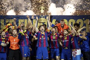 Varžovus sutriuškinę „Barcelona“ rankininkai iškovojo dešimtąjį Čempionų lygos titulą