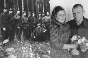 Neįprastos partizanų vestuvės slėptuvėje – netekus bendražygių, namiškių, laisvės