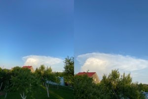 Keistos formos debesis virš Astravo sukėlė paniką socialiniuose tinkluose: paaiškino, kas tai