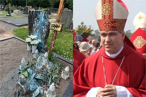 Vyskupas pasmerkė kapo išniekinimą Joniškėlyje: pasakė, kada kunigas gali atsisakyti lydėti į kapus